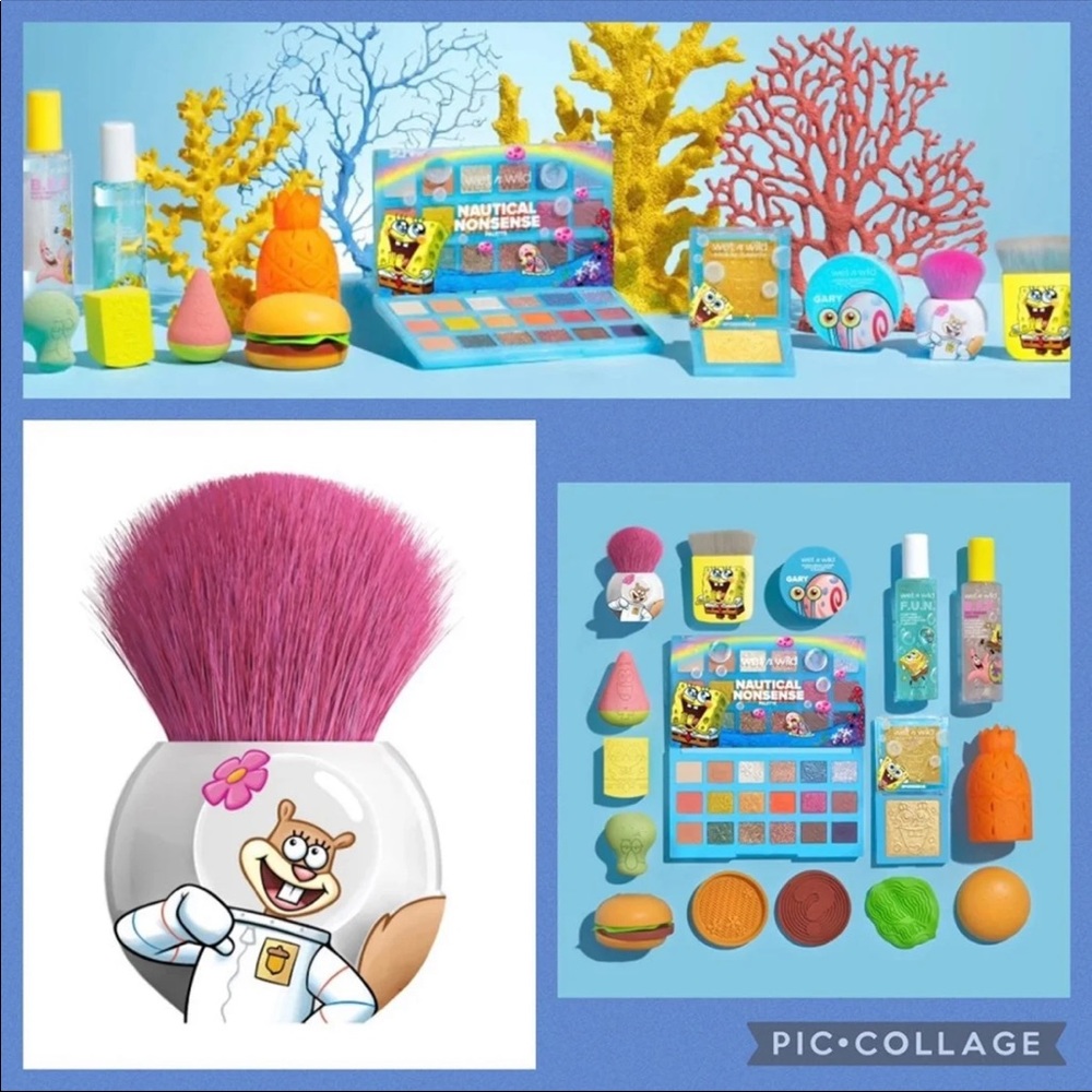 WnW Spongebob Round Kabuki Brush